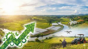 Agricultural landscape illustrating regional agribusiness growth